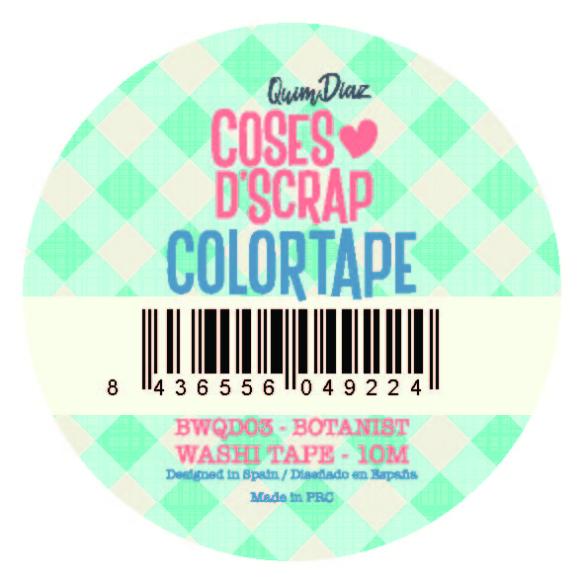 Washi Tape "Botanist" Quim Diaz 10m