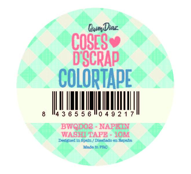 Washi Tape "Napkin" Quim Diaz 10m