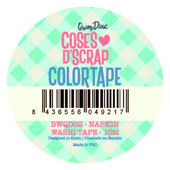 Washi Tape "Napkin" Quim Diaz 10m