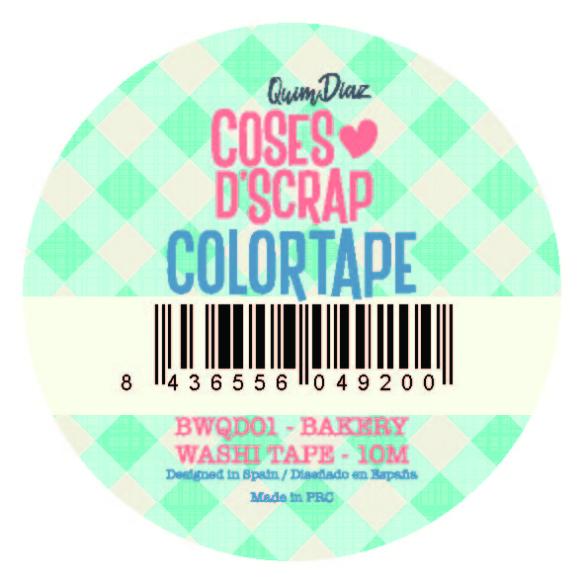 Washi Tape "Bakeryt" Quim Diaz 10m