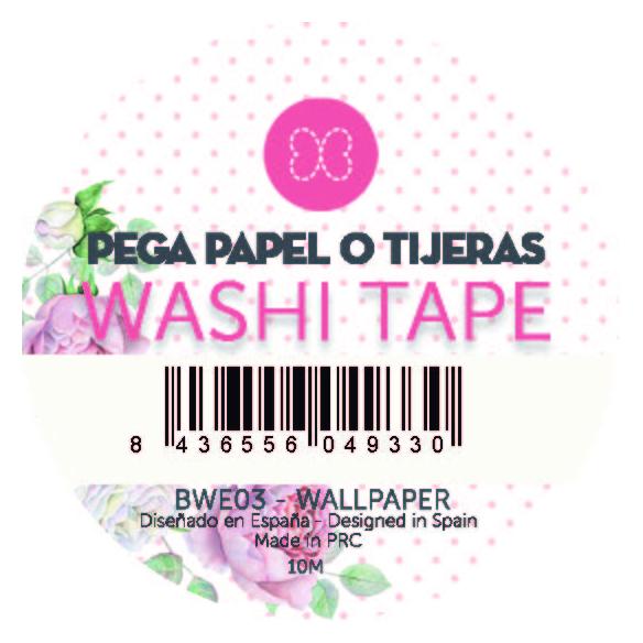 Washi Tape "Blush 03 Wallpaper " Elena Roche 10m