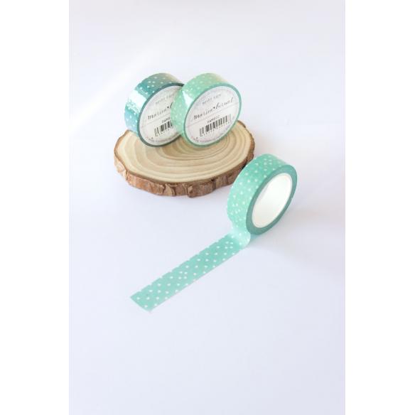 Washi Tape "Corazones Azul" Marisa Bernal 10m