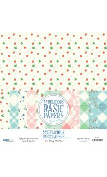 "Delicious Basics"  6 papeles para scrapbooking Coses d'Scrap