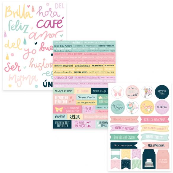 Set de pegatinas Bonita