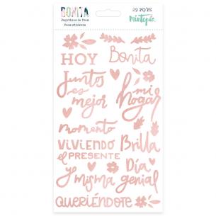 Pegatinas foam Bonita