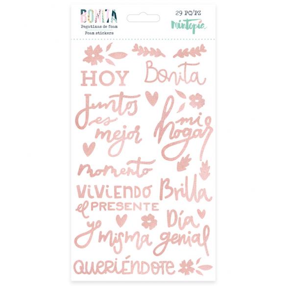Pegatinas foam Bonita