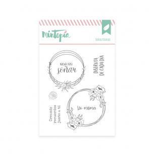 Sello Coronas de flores