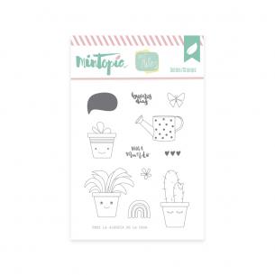 Sello Hola mundo by Ann's Miles