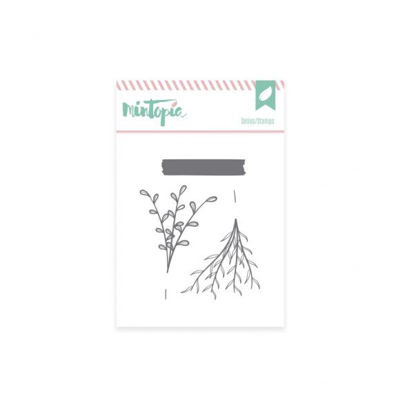 Sello Ramitas con washi