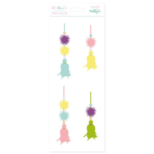 Tassel y pompones Maui
