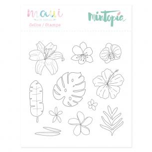 Sello Flora 10,5 cm x 10,5 cm