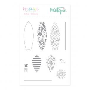 Sello Tabla de surf 7 cm x 9 cm