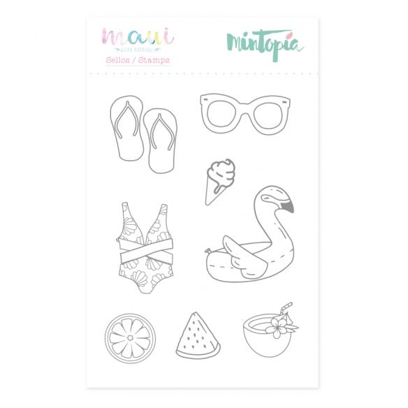 Sello Verano 7 cm x 9 cm