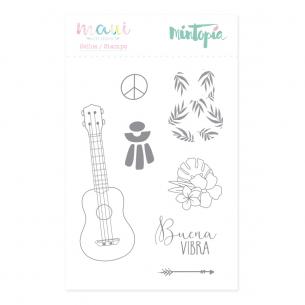 Sello Ukelele 7 cm x 9 cm