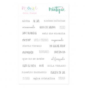 Sello Esto es vida 7 cm x 9 cm