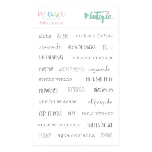 Sello Esto es vida 7 cm x 9 cm