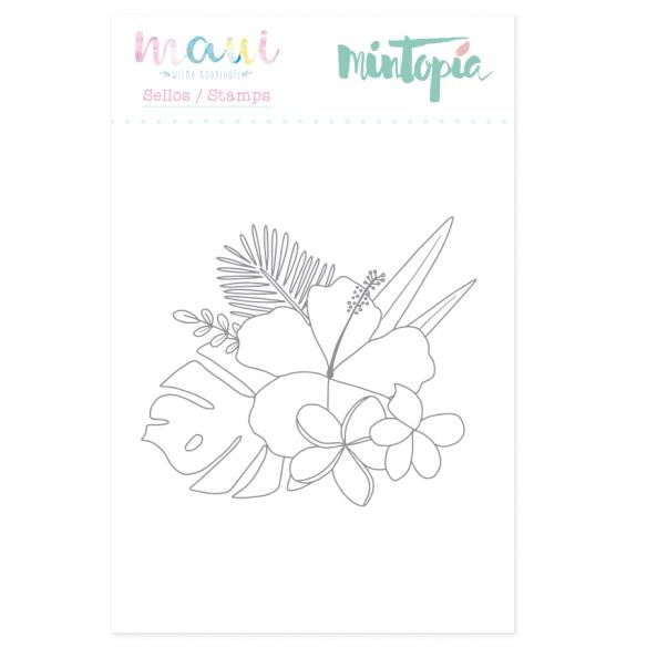 Sello Tiare 4,5 cm x 5 cm