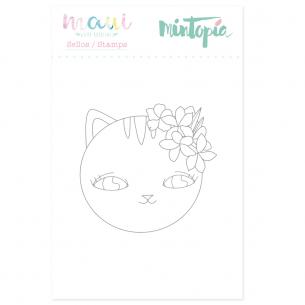 Sello Gato 4,5 cm x 5 cm