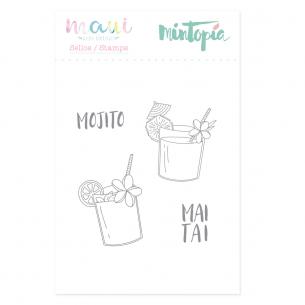 Sello Cócteles 4,5 cm x 5 cm