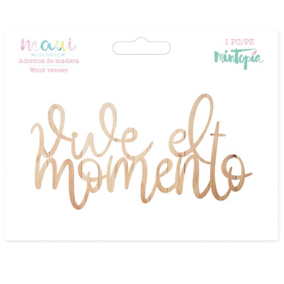 Madera Vive el momento 12 cm