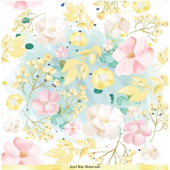 Canción de Cuna 6 papeles +1  Recortable  para scrapbooking Manoli Navarro"