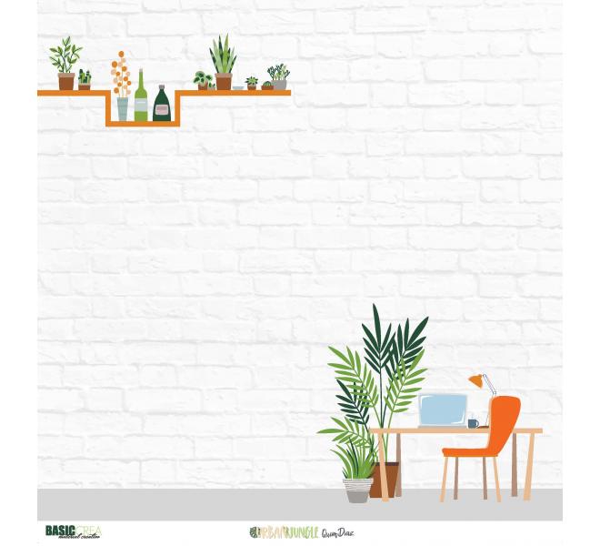 "Urban Jungle"  6 papeles para scrapbooking Coses d'Scrap"