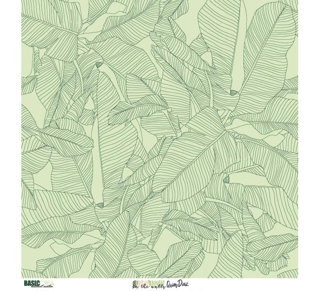 "Urban Jungle Basics"  6 papeles para scrapbooking Coses d'Scrap"