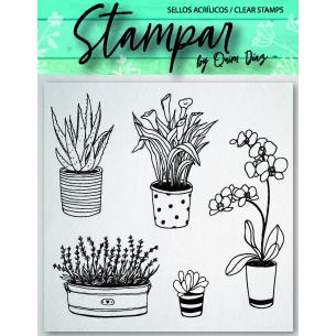 Sellos de Silicona "Urban Jungle 2"  Quim Díaz