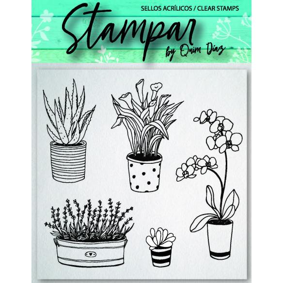 Sellos de Silicona "Urban Jungle 2"  Quim Díaz