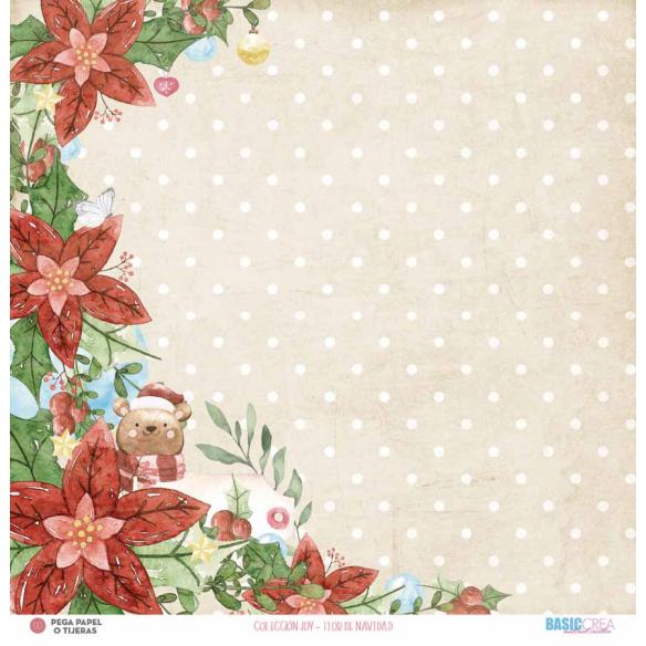 "Joy" 6 papeles para scrapbooking Elena Roche