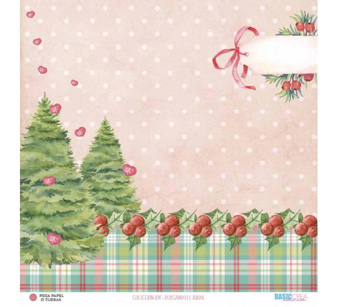 "Joy" 6 papeles para scrapbooking Elena Roche