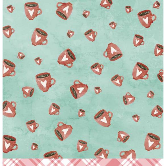 "Joy" 6 papeles para scrapbooking Elena Roche