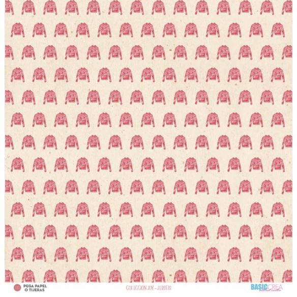 "Joy" 6 papeles para scrapbooking Elena Roche