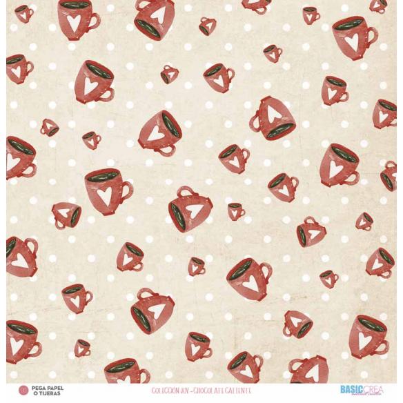 "Joy" 6 papeles para scrapbooking Elena Roche