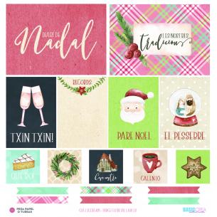 6  hojas recortables "Joy" by Elena Roche