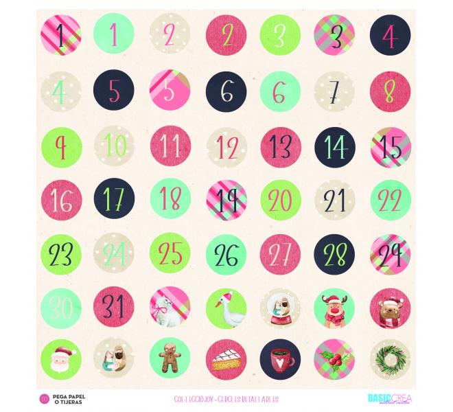 6  hojas recortables "Joy""CATALÀ by Elena Roche