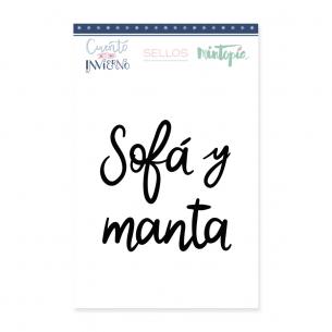 Sello Sofá y Manta