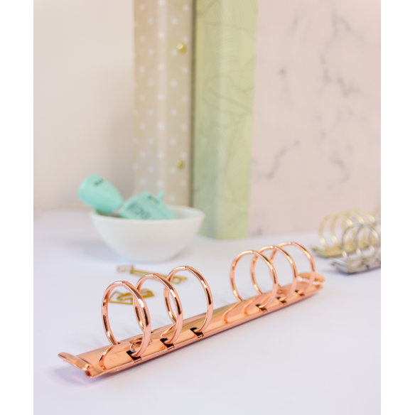 MECANISMO 6ANILLAS REDONDO 30mm Diam. Oro Rosa