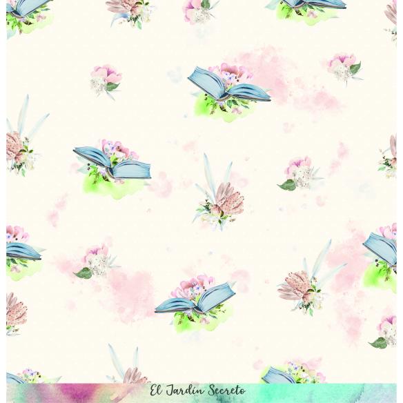 Lavanda &Book  6 papeles +1  Recortable  para scrapbooking  Manoli Navarro