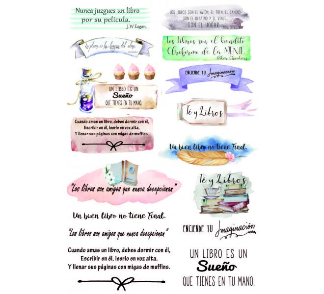 Lavanda &Book Cards  12 tarjetas decoradas para scrapbooking Manoli Navarro