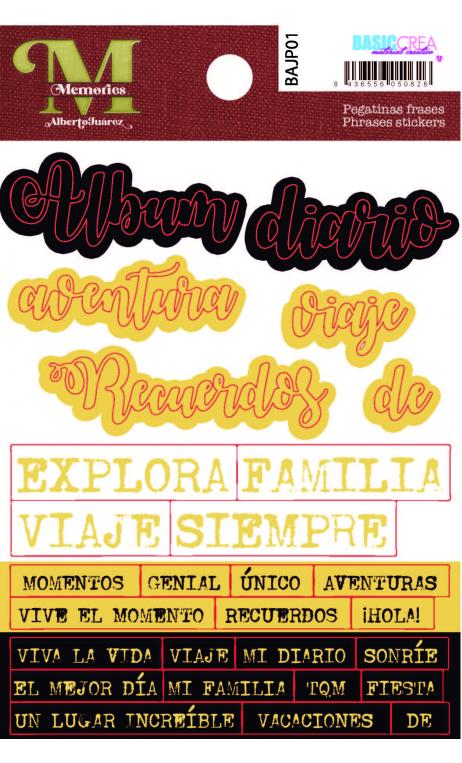 Stickers Opacos "Memory"  Alberto Juárez
