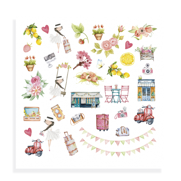 Retallables "CHIC" català- 4 fulls de cartolina 30,5x30,5 impresos a 1 cara