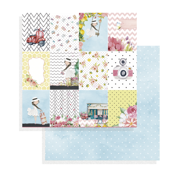 Colección "CHIC" - 12 Hojas /PAD 30,5x30X5