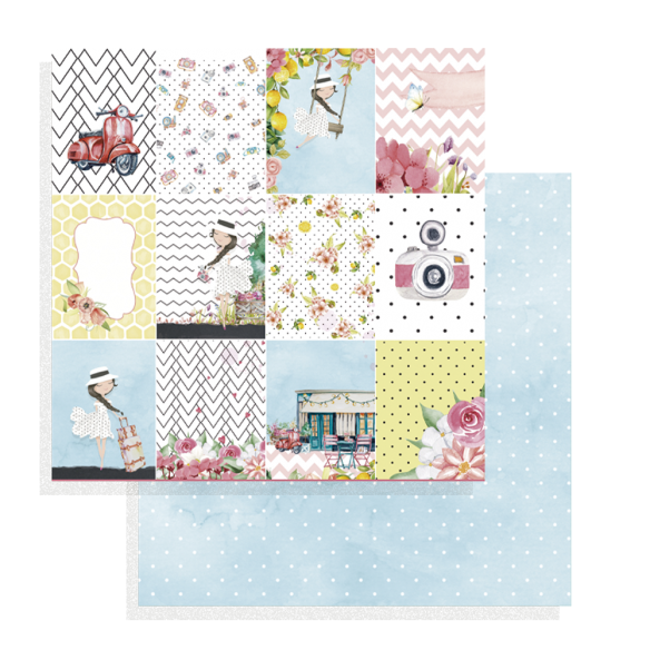 Colección "CHIC" - 12 Hojas /PAD 30,5x30X5