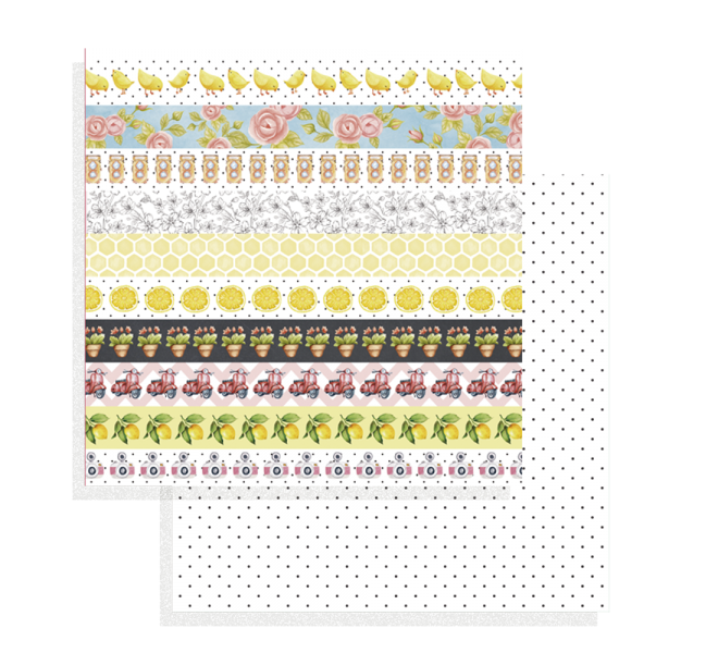 Colección "CHIC" - 12 Hojas /PAD 30,5x30X5