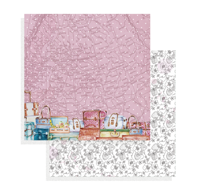 Colección "CHIC" - 12 Hojas /PAD 30,5x30X5