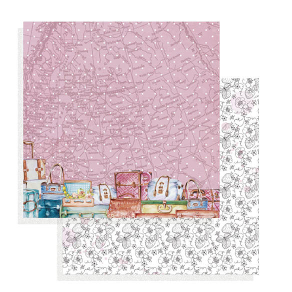 Colección "CHIC" - 12 Hojas /PAD 30,5x30X5