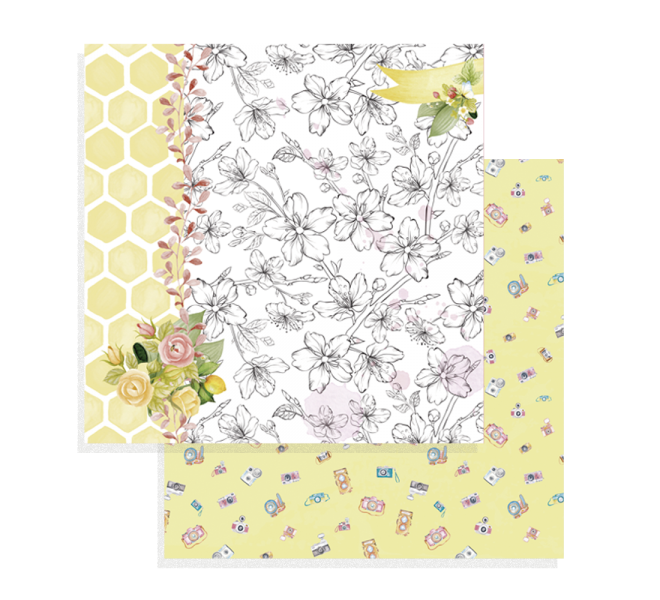 Colección "CHIC" - 12 Hojas /PAD 30,5x30X5