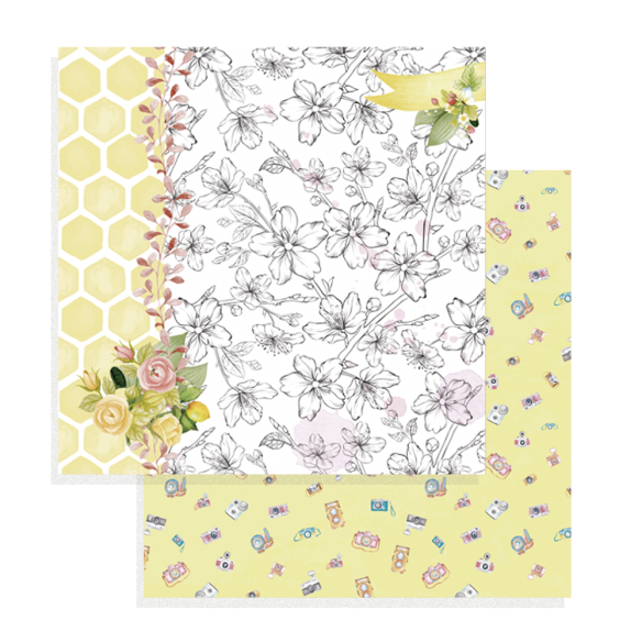 Colección "CHIC" - 12 Hojas /PAD 30,5x30X5