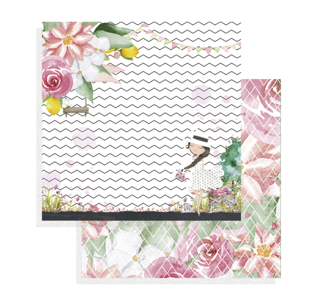 Colección "CHIC" - 12 Hojas /PAD 30,5x30X5